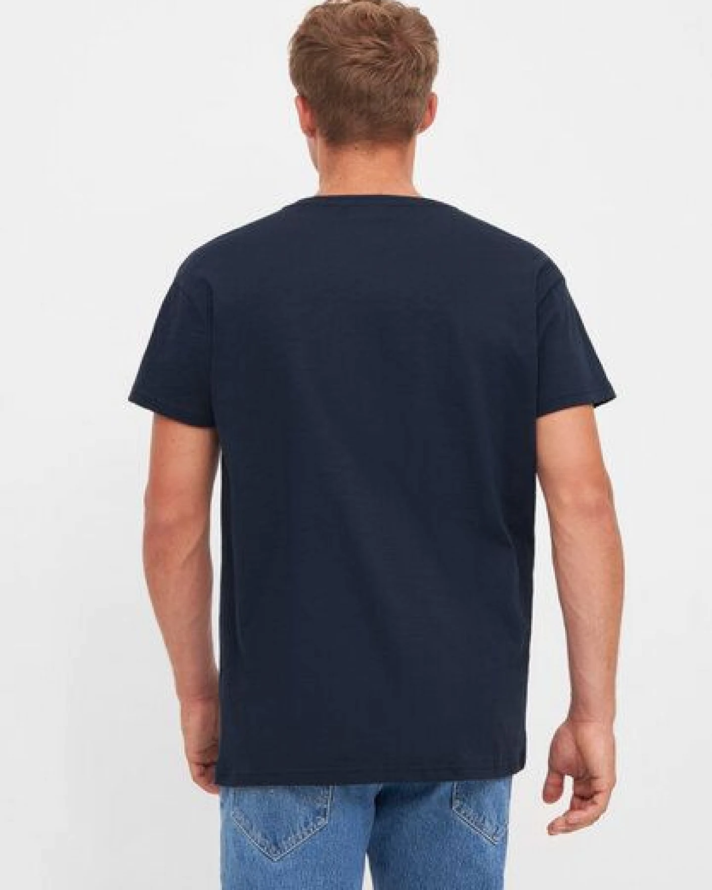 derbe Kurzarm T-shirt Print „Basic Kippes“ – Ansicht 4