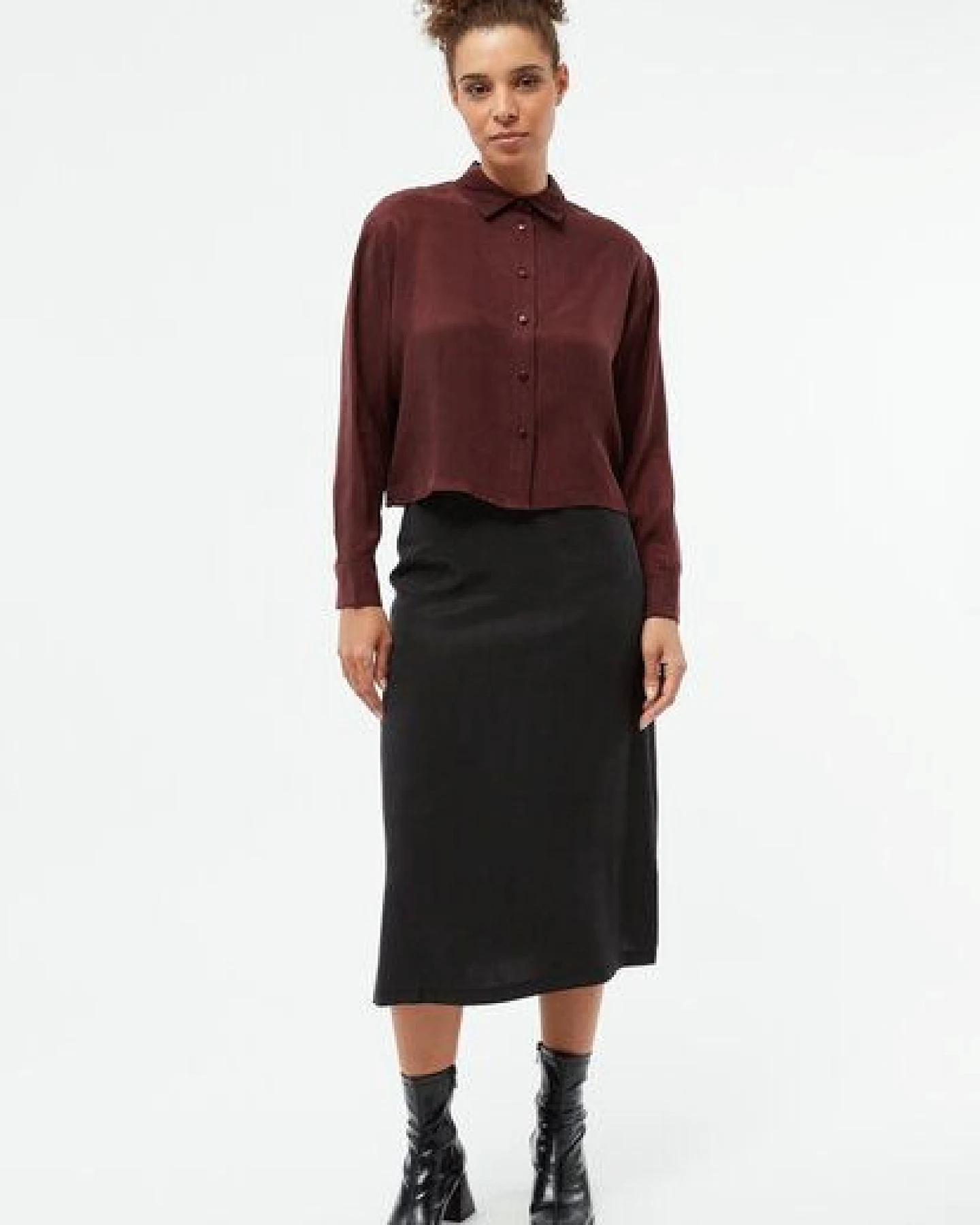 Givn Berlin Langarm-Bluse GBSavannah Tencel – Ansicht 4