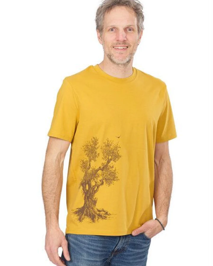 Life-Tree Organic Fairwear Shirt Men Olive Tree