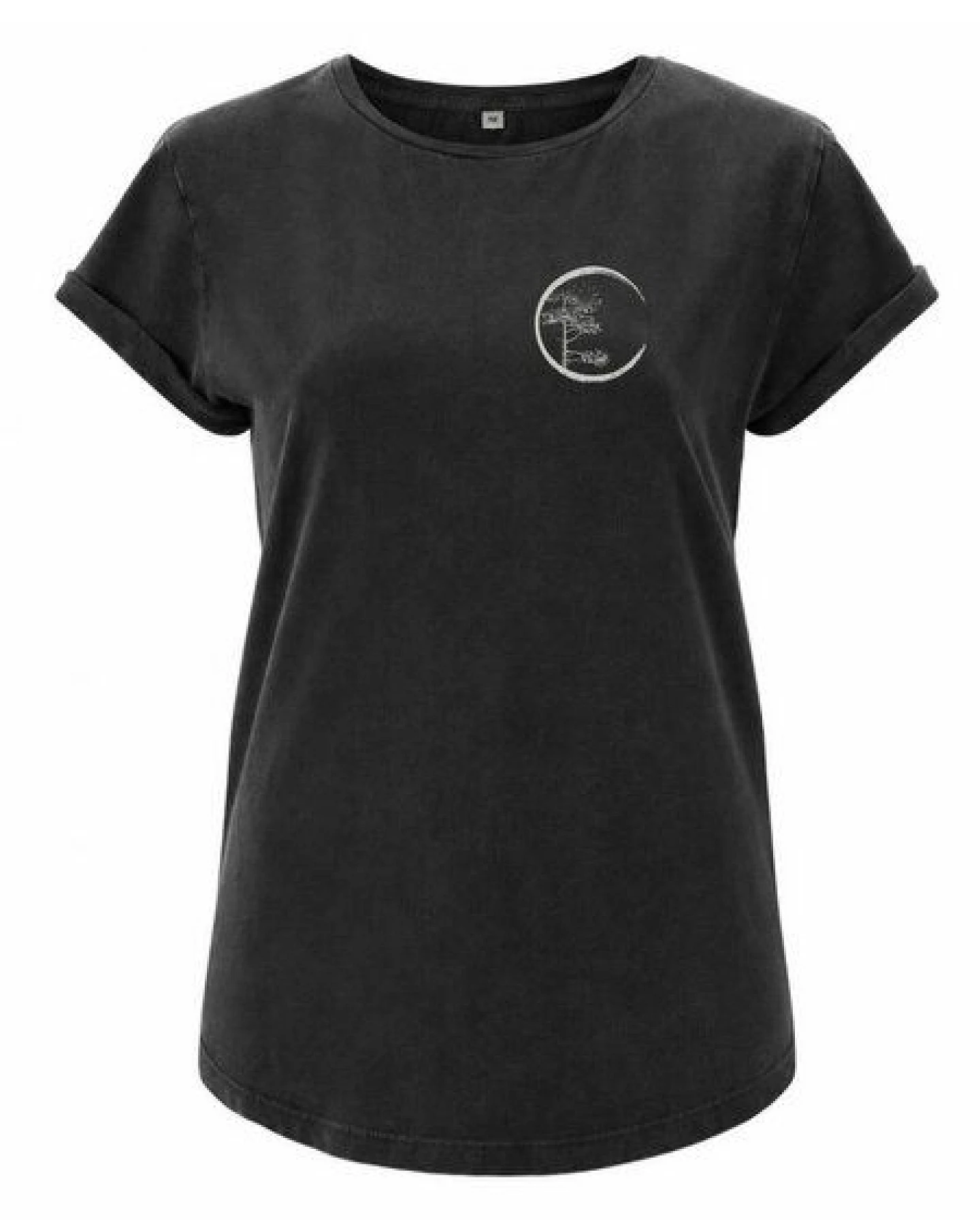 Life-Tree Organic Fairwear Shirt Women Logo Circle Stone Washed – Ansicht 3