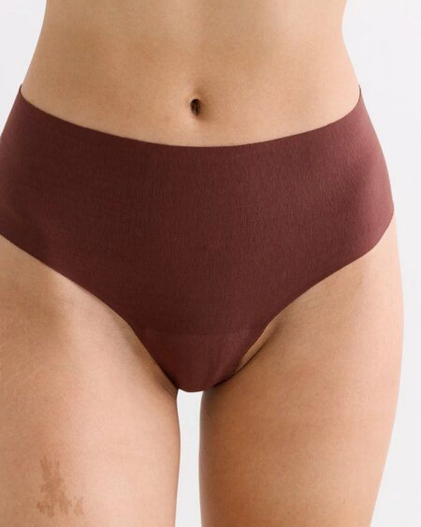erlich textil Casual Cotton High Waist Brazil String aus Bio-Baumwolle, made in Europe – Ansicht 2