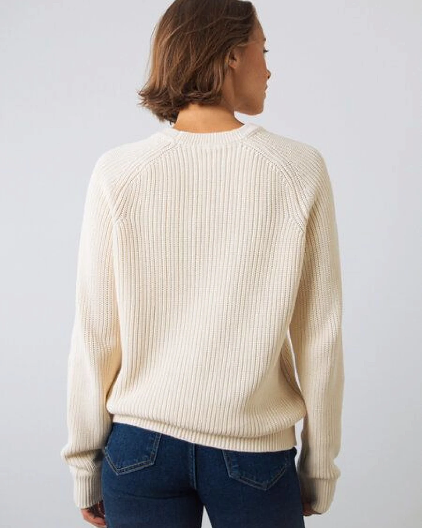 Honest Basics Damen Strickpullover aus 100% Bio-Baumwolle – Ansicht 4