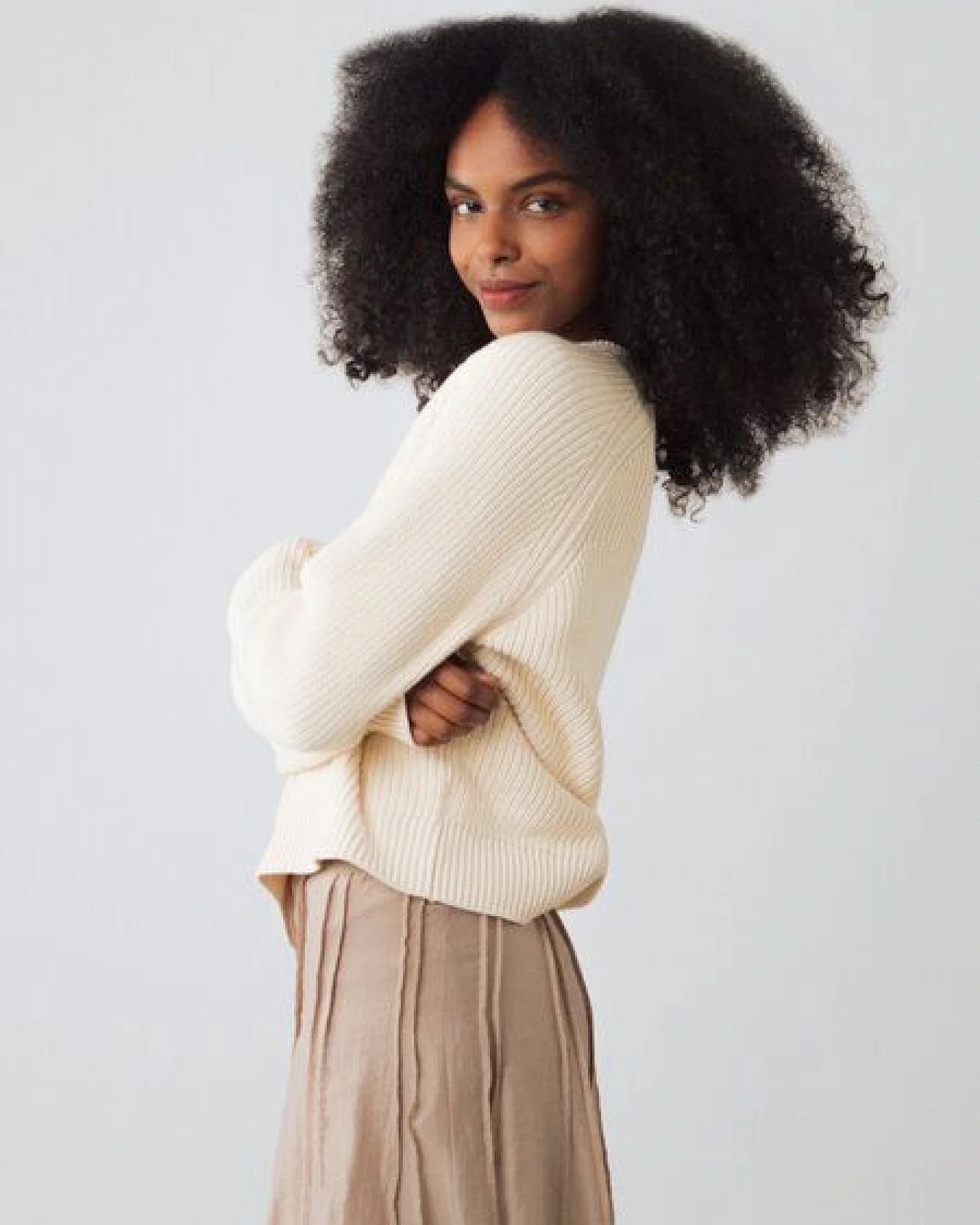 Honest Basics Damen Strickpullover aus 100% Bio-Baumwolle – Ansicht 4