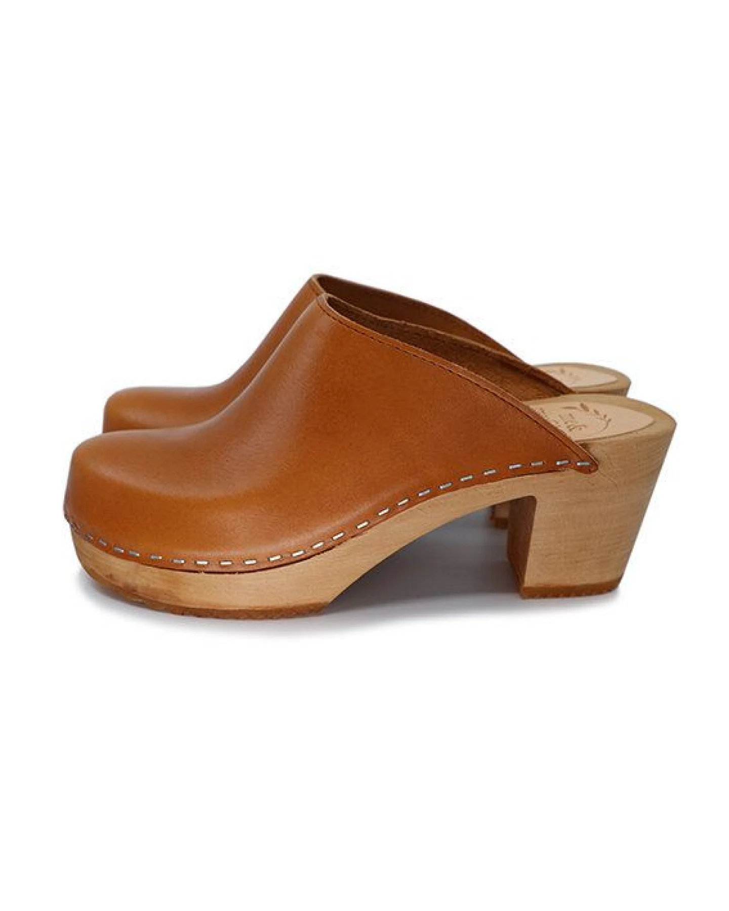 LIV - schwedische Holz Clogs von me&myclogs - high mid heel – Ansicht 3