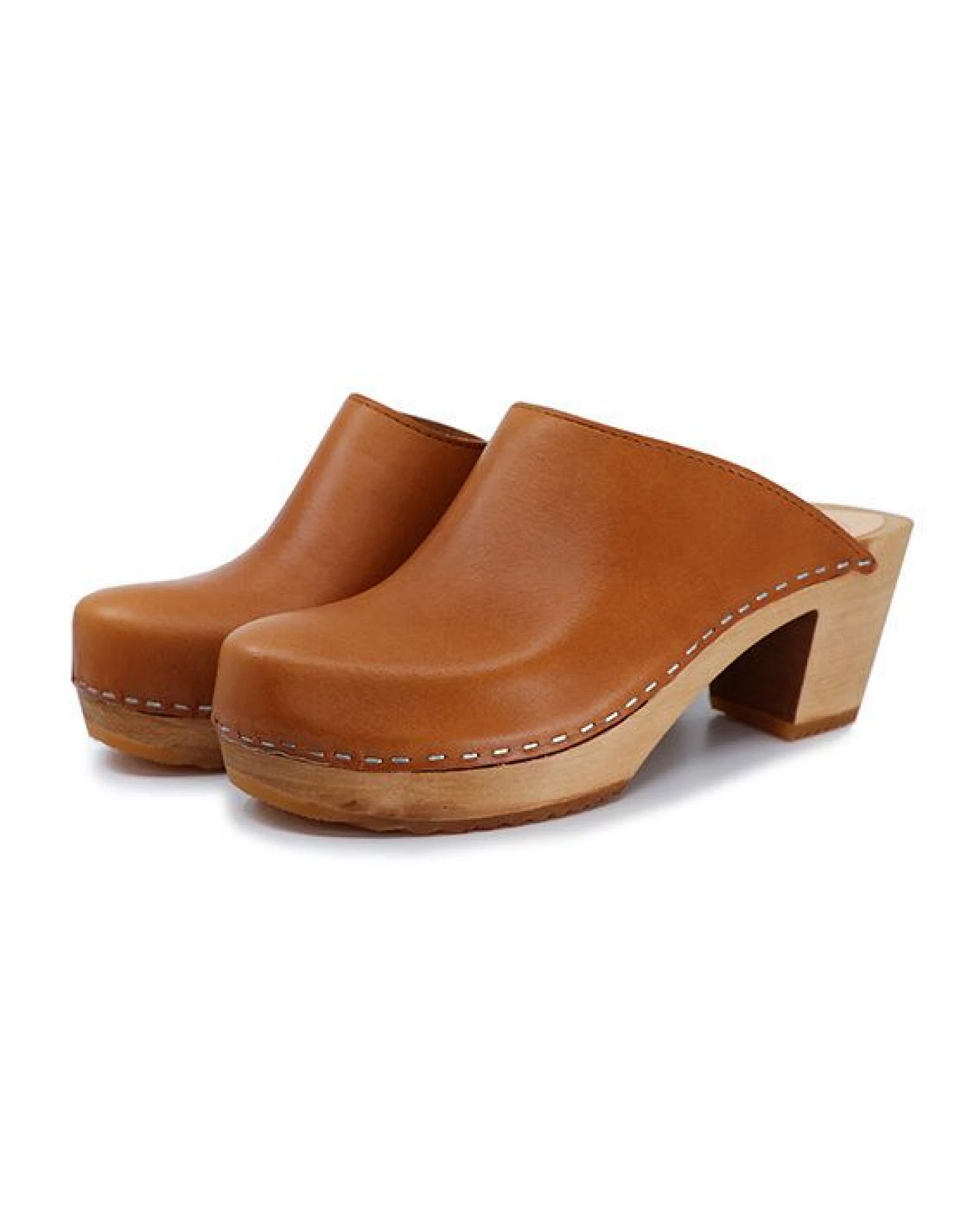 LIV - schwedische Holz Clogs von me&myclogs - high mid heel – Ansicht 3