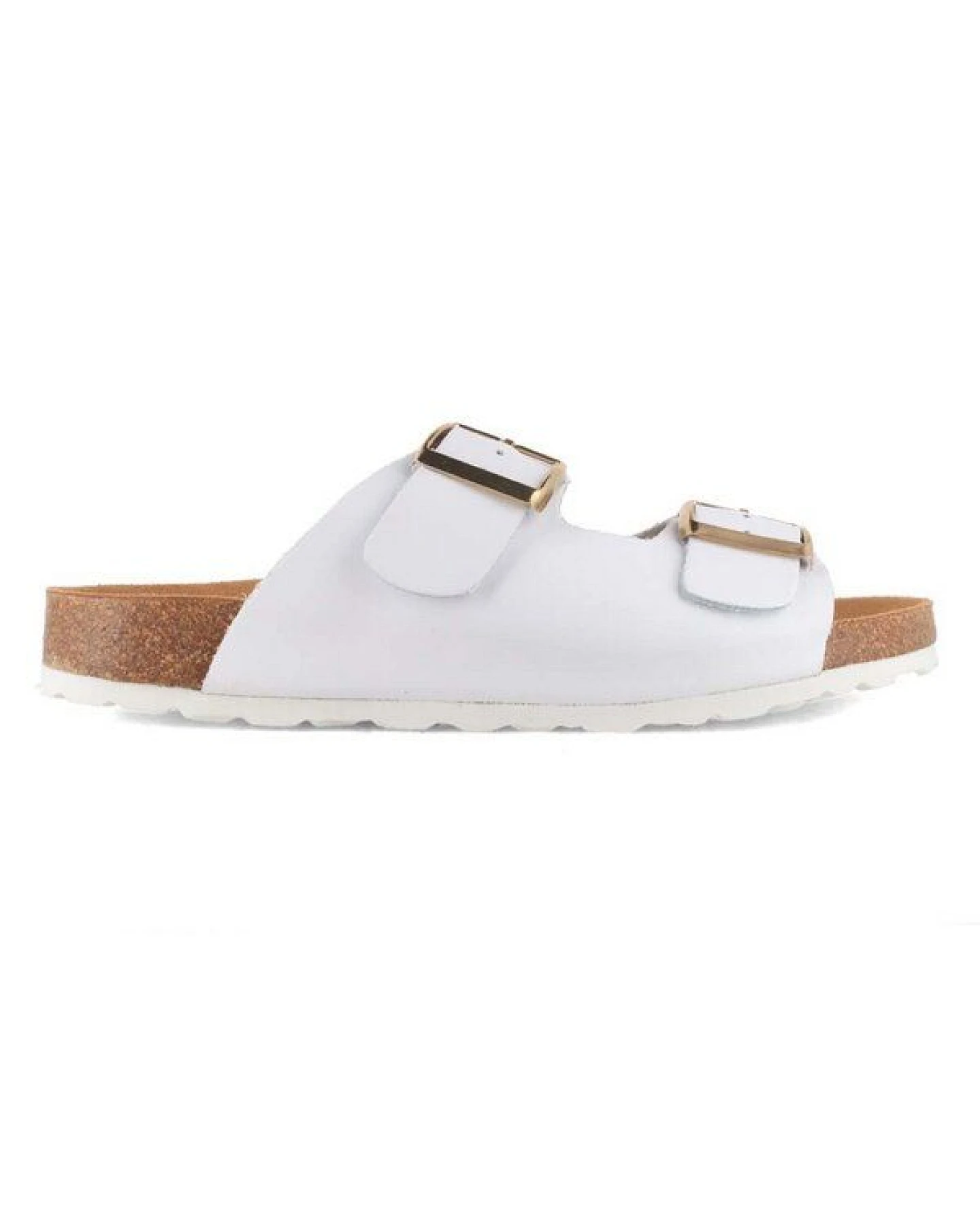 Tuffeln Leder-Pantoletten Norderney mit anatomischem Kork-Fußbett Zweischnaller-Sandalen – Ansicht 4