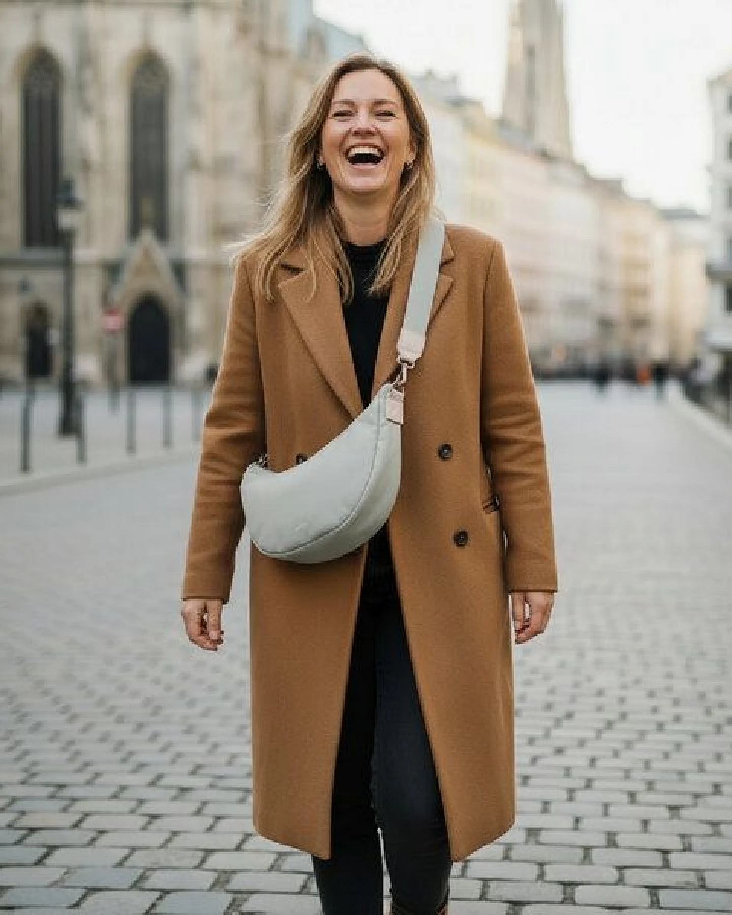 Sperling Bauchtasche "Easy" aus recyceltem PET & Kork mit Innenaufteilung – Ansicht 3