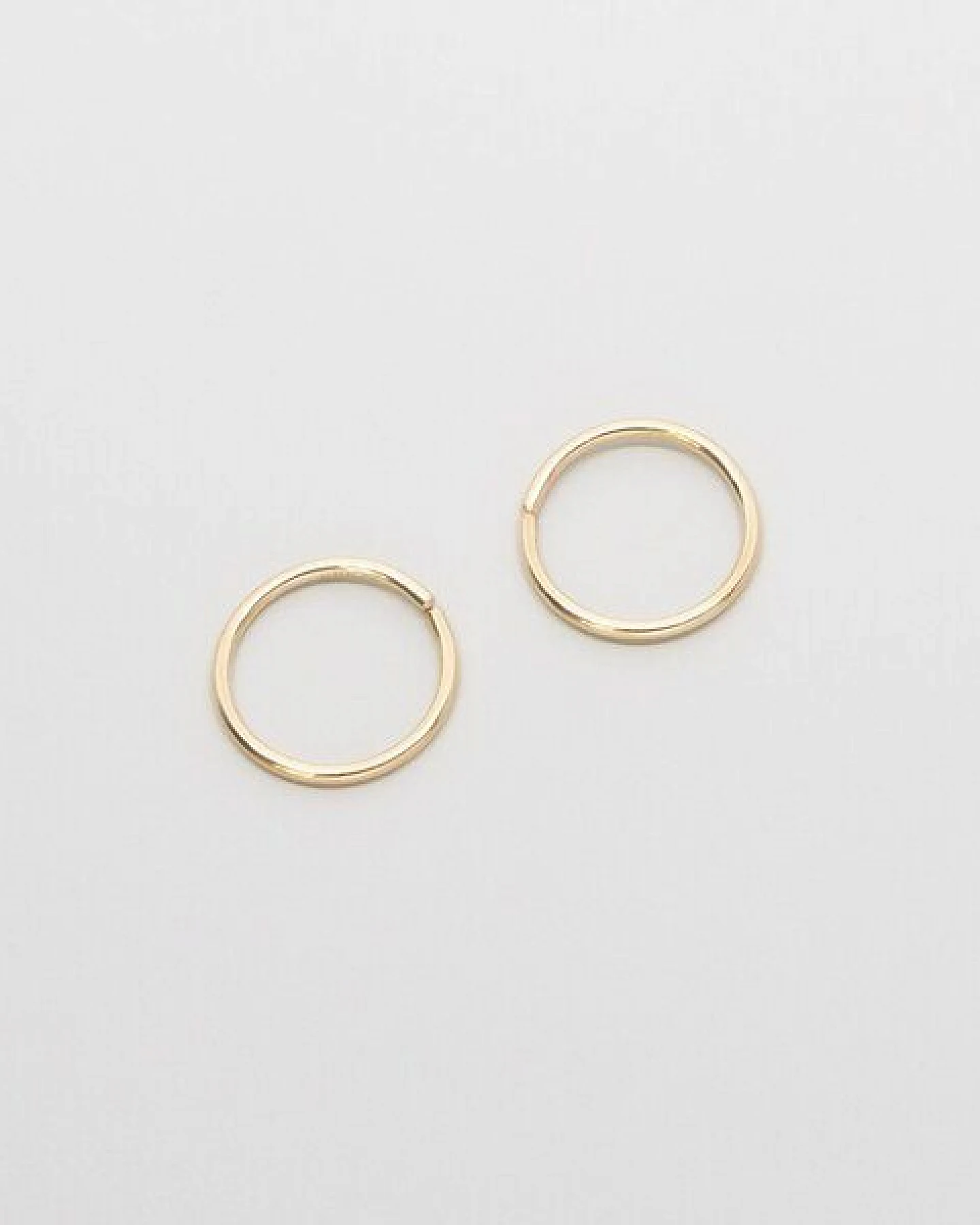 fejn jewelry shiny mini hoop – Ansicht 2