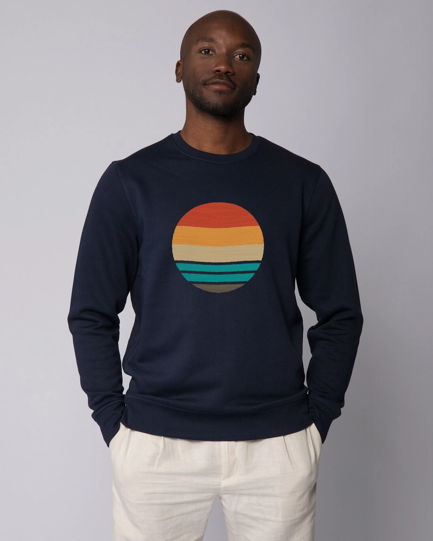 Watapparel Sweatshirt Retro Sunset Ocean – Ansicht 2