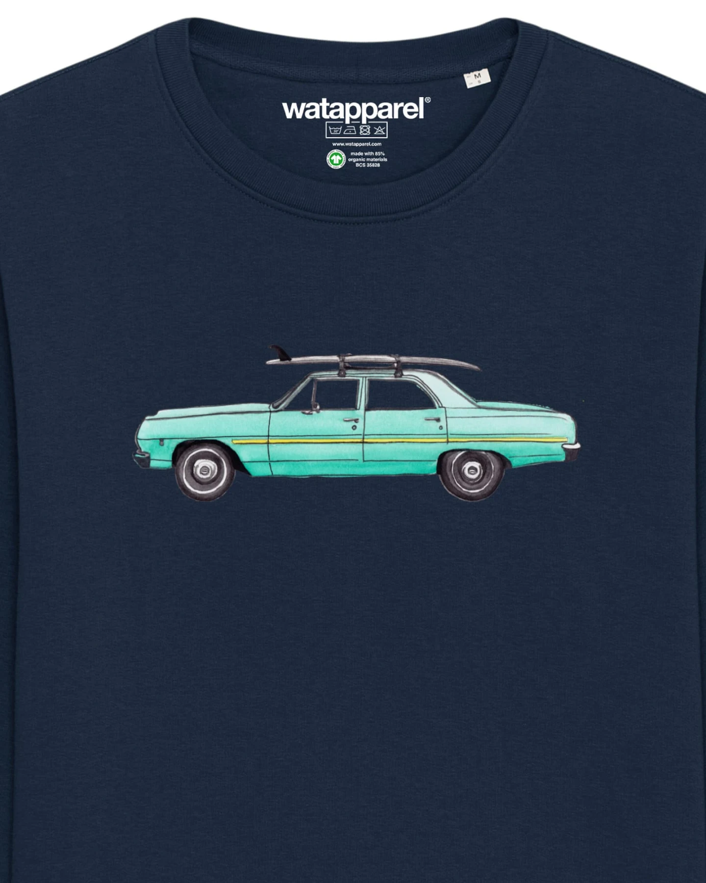 Watapparel Sweatshirt Surf Car – Ansicht 3
