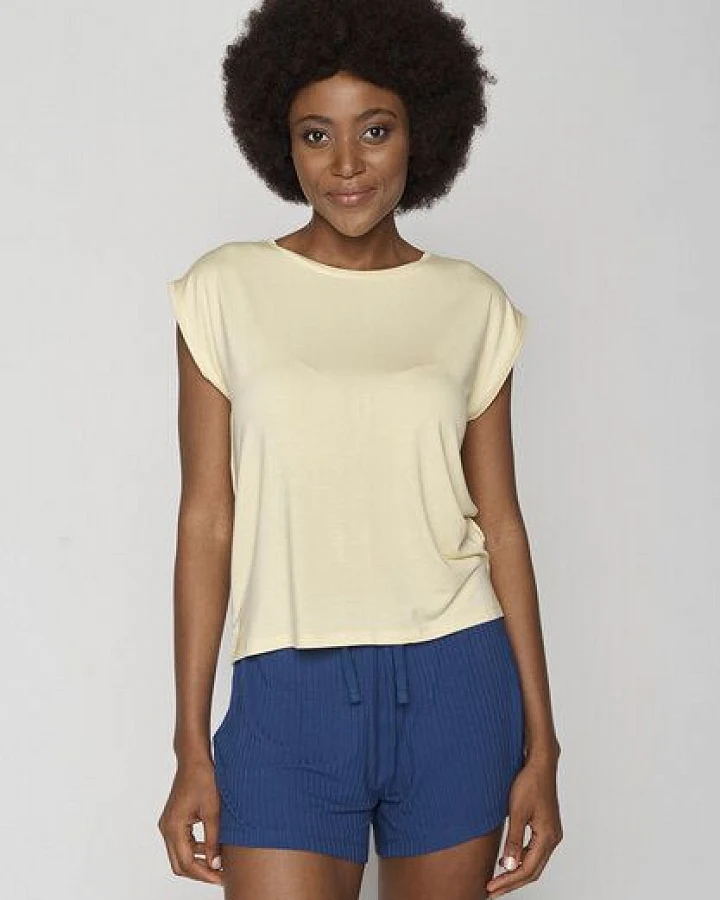 GREENBOMB Basic Timid - Lässiges Shirt aus LENZING TENCEL Mix / Fair & Vegan