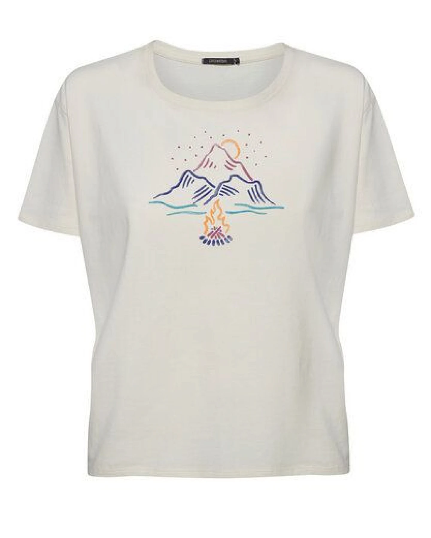 GREENBOMB Nature Aqua Fire Feel - Lässiges T-Shirt aus einem Bio-Baumwoll Mix / hochwertiger Print / Fair & Vegan – Ansicht 2