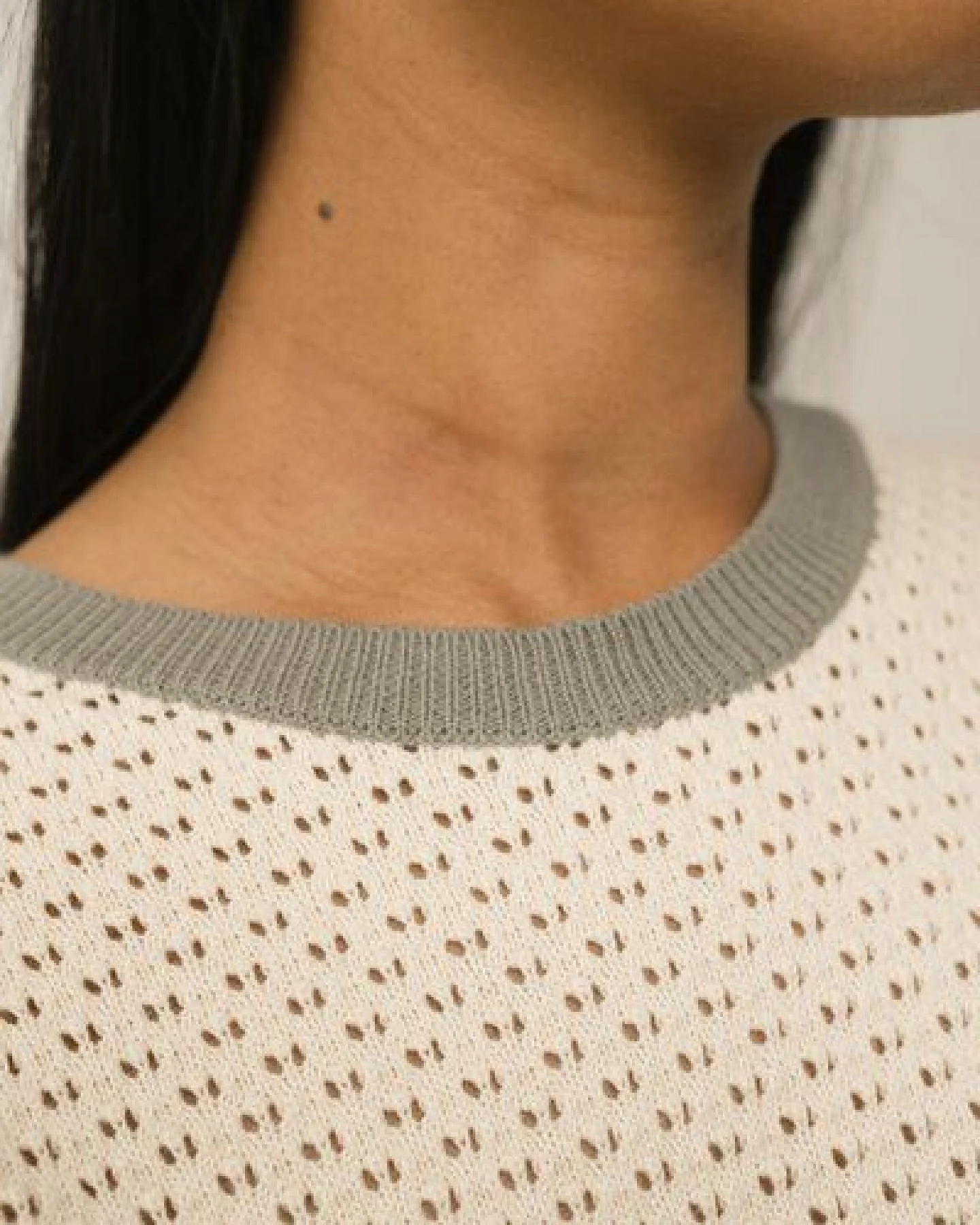 TIRALAHILACHA Hadara Short Sleeve Knitted Top – Ansicht 3