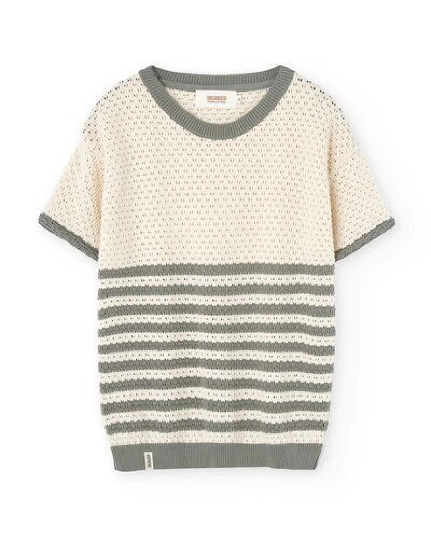 TIRALAHILACHA Hadara Short Sleeve Knitted Top – Ansicht 4