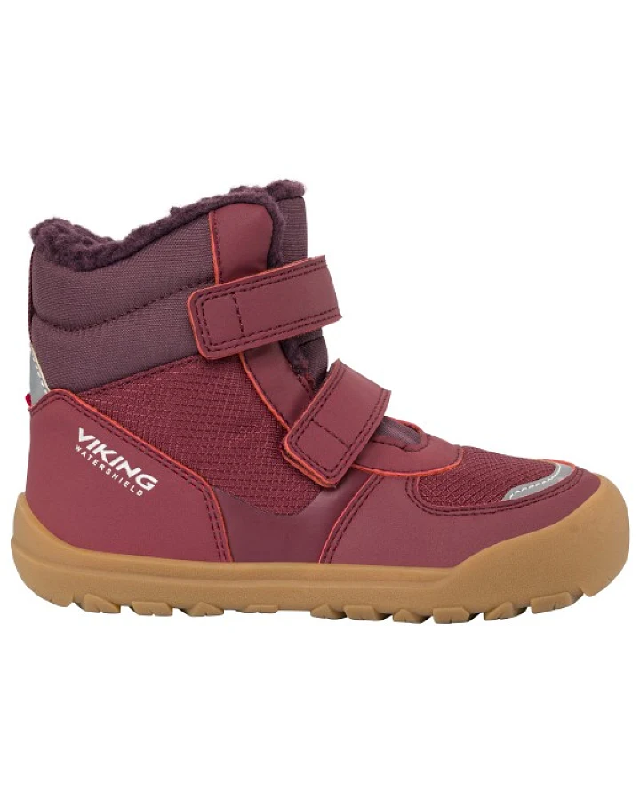 Viking - Kid's Rowan Barefoot Warm WP 2V - Winterschuhe Gr 25 rot