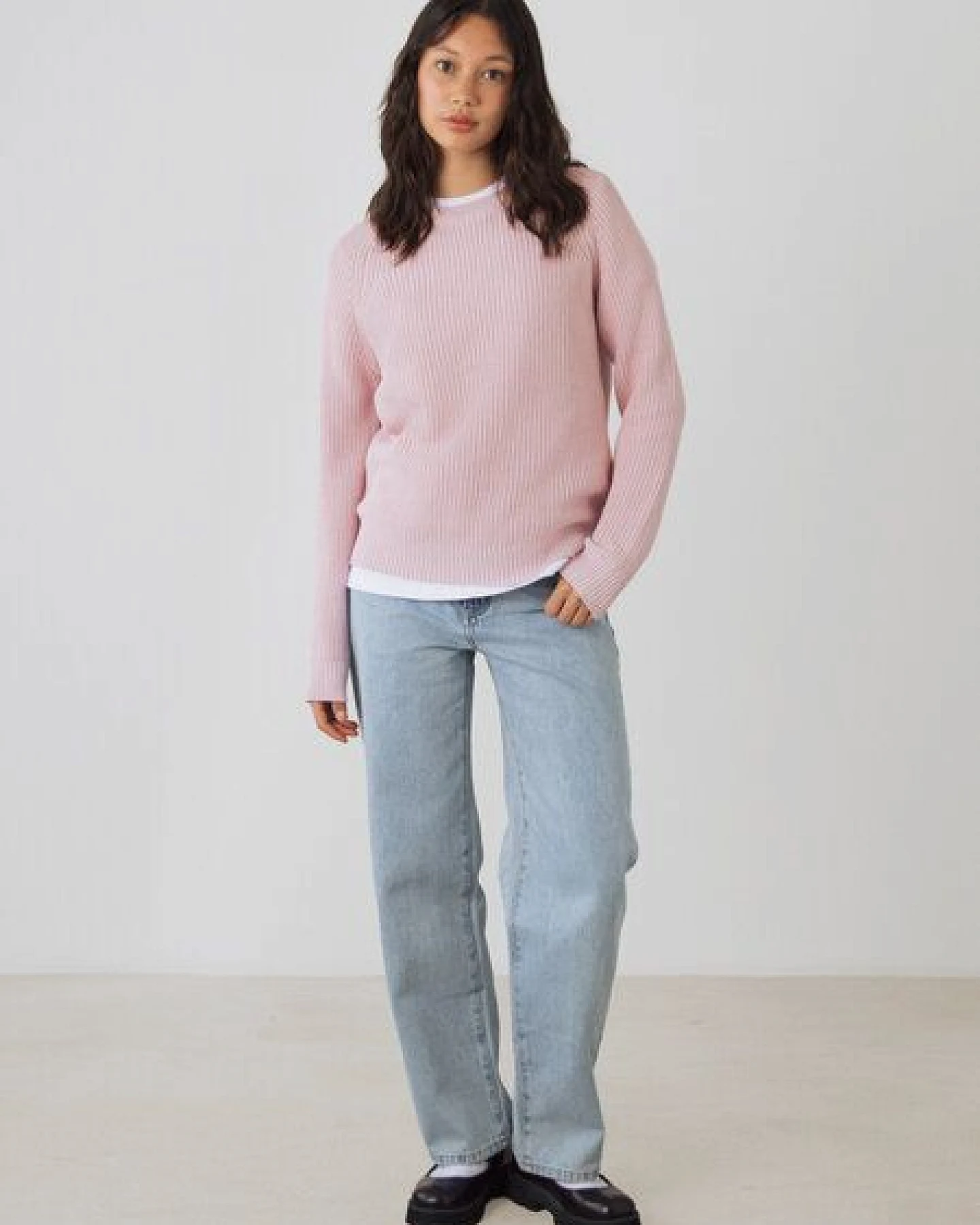 Honest Basics Damen Strickpullover aus 100% Bio-Baumwolle – Ansicht 2