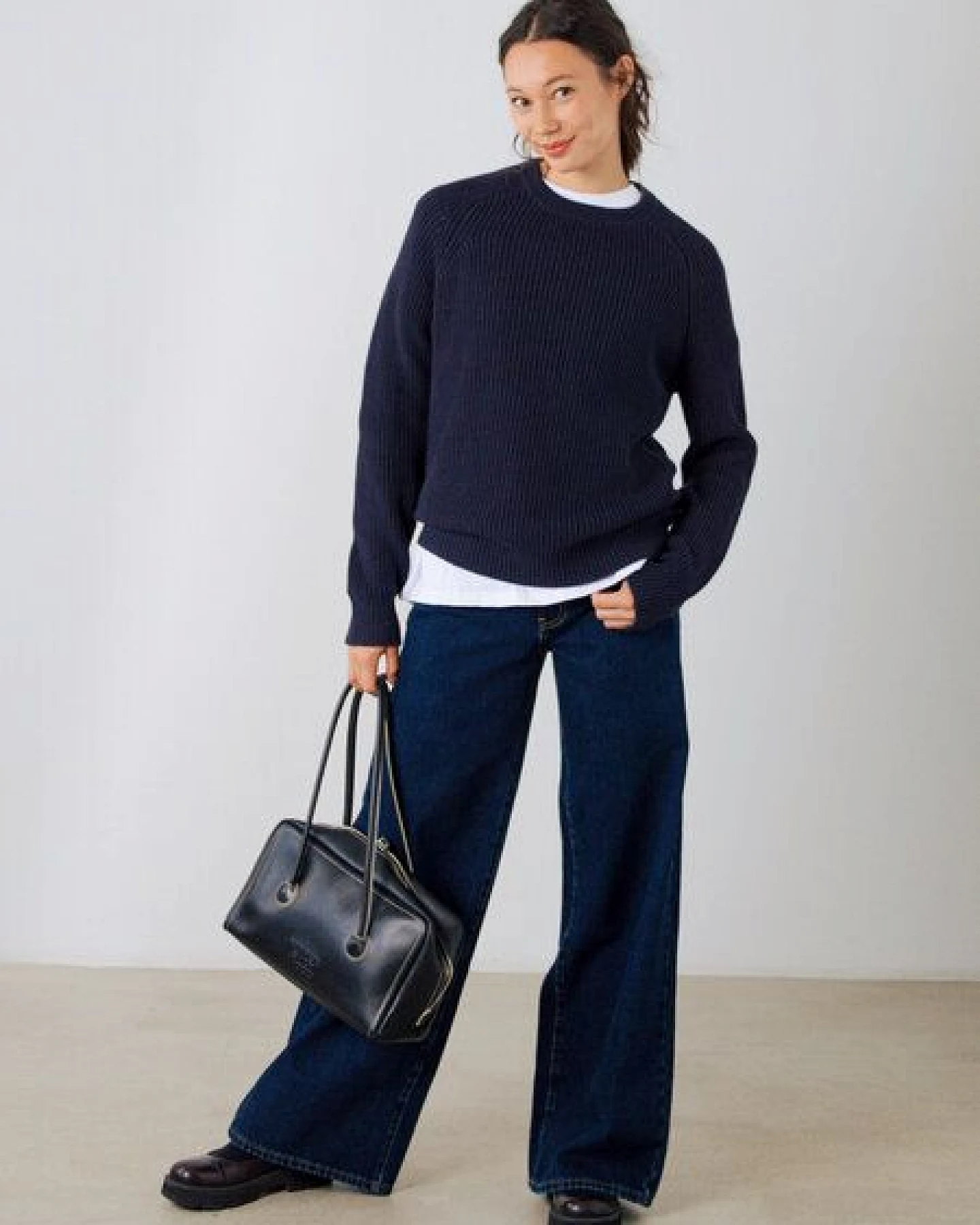 Honest Basics Damen Strickpullover aus 100% Bio-Baumwolle – Ansicht 2