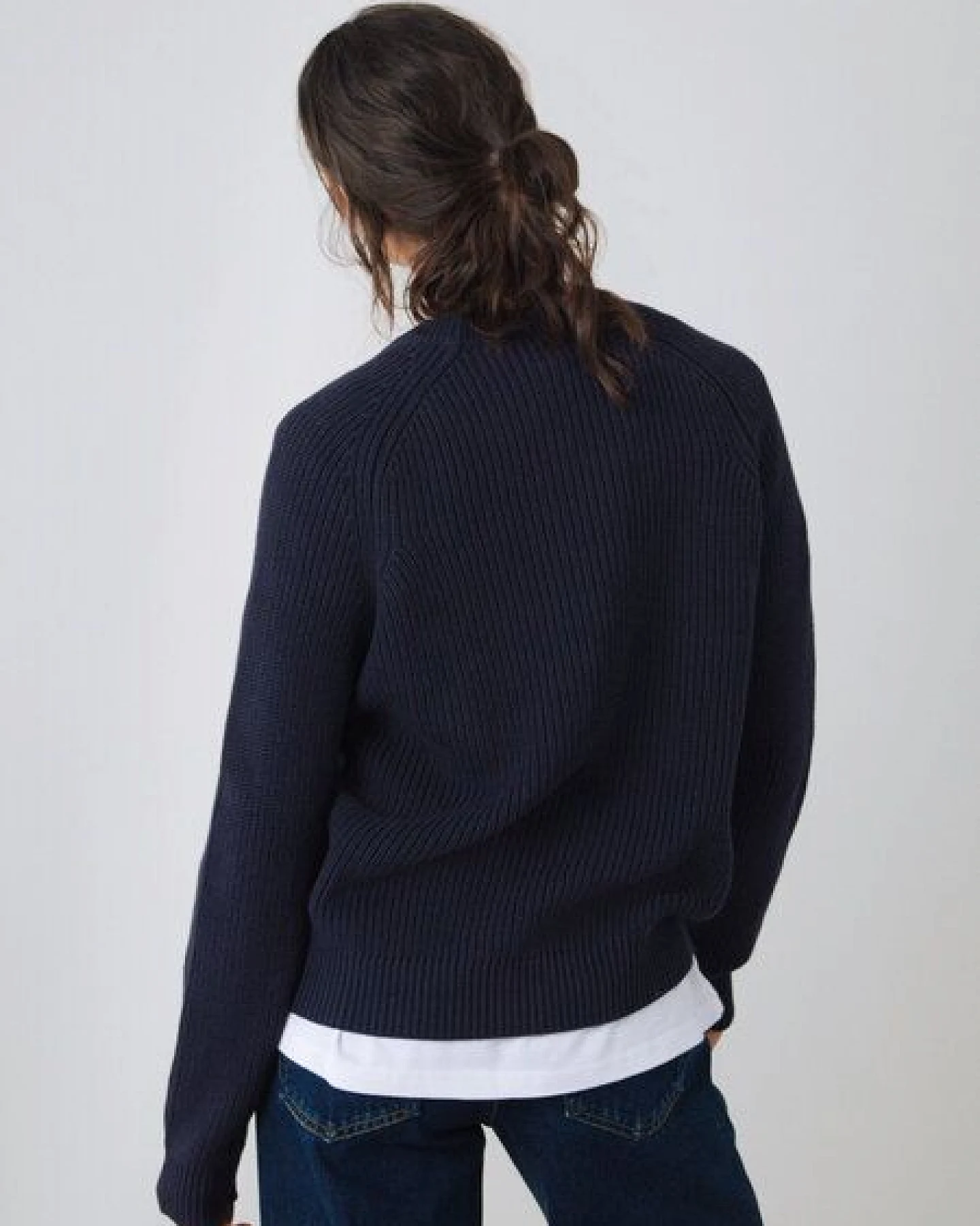 Honest Basics Damen Strickpullover aus 100% Bio-Baumwolle – Ansicht 4