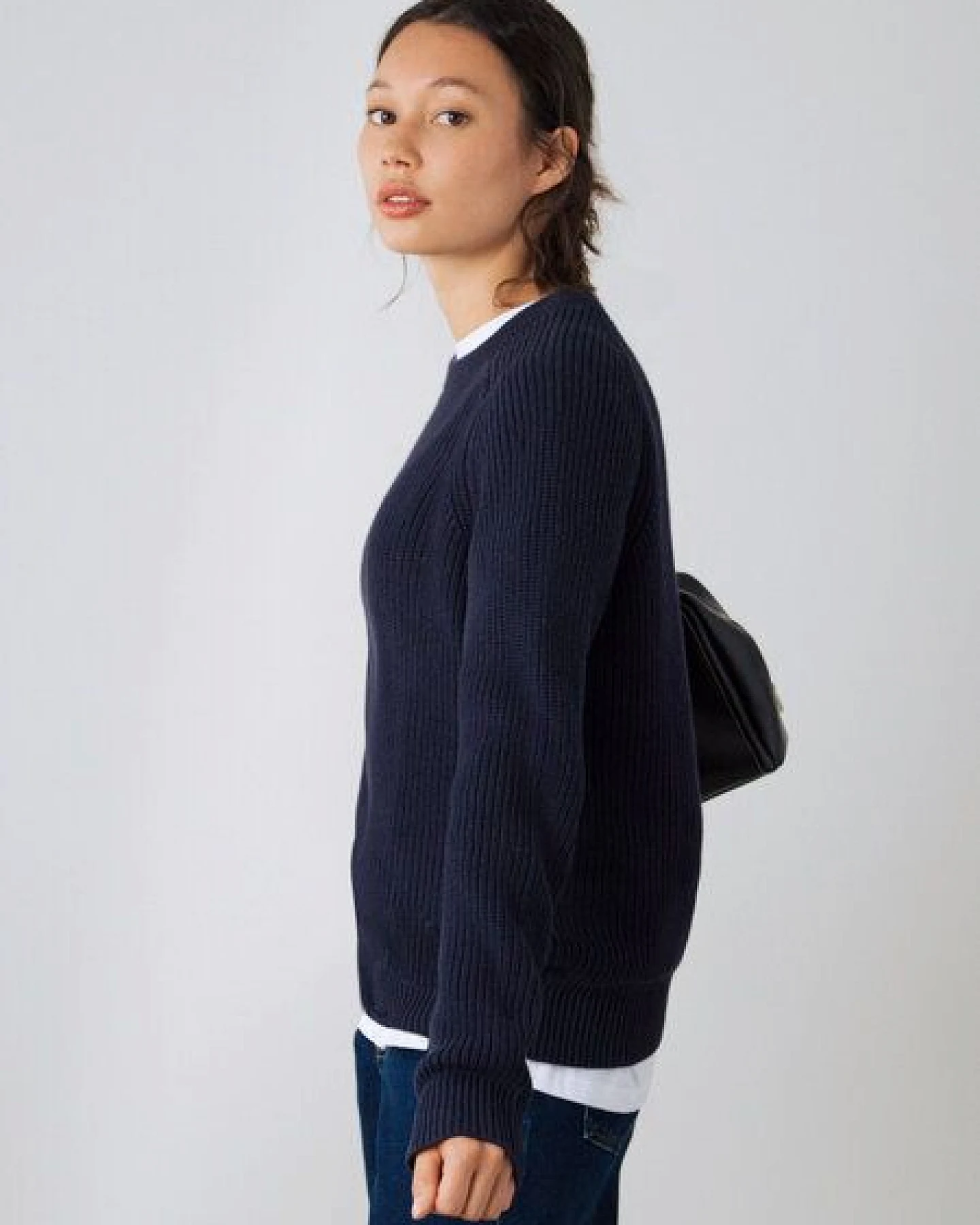 Honest Basics Damen Strickpullover aus 100% Bio-Baumwolle – Ansicht 4