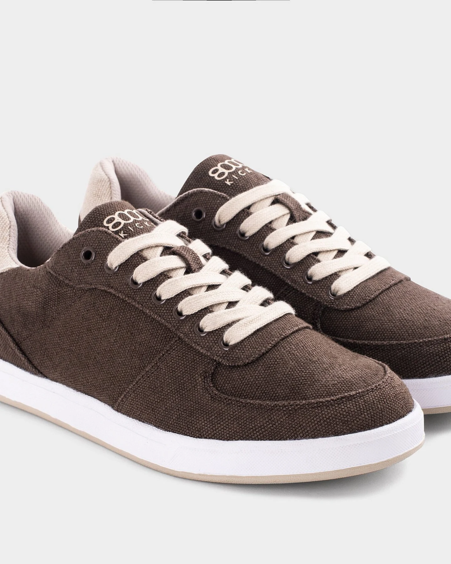 8000kicks EU Damen vegan Sneaker Damen Seeker Dunkelbraun – Ansicht 2