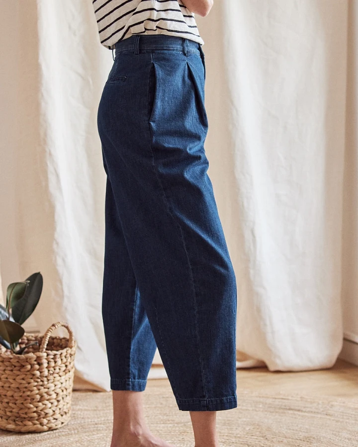 TWOTHIRDS Damen vegan Jeans Tulum Mid Blue