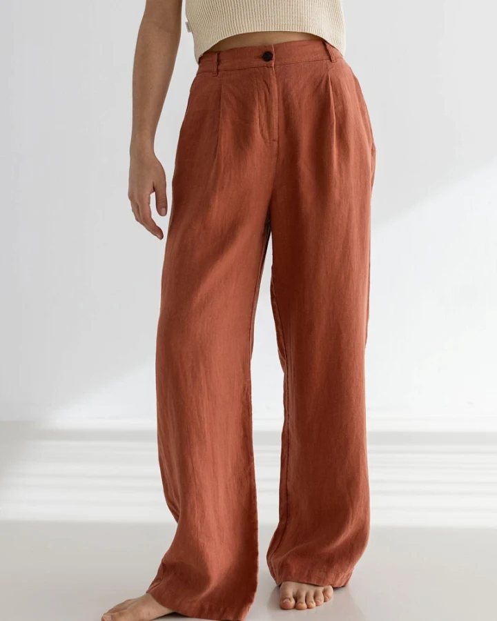TWOTHIRDS Damen vegan Hose Poivre Sienna