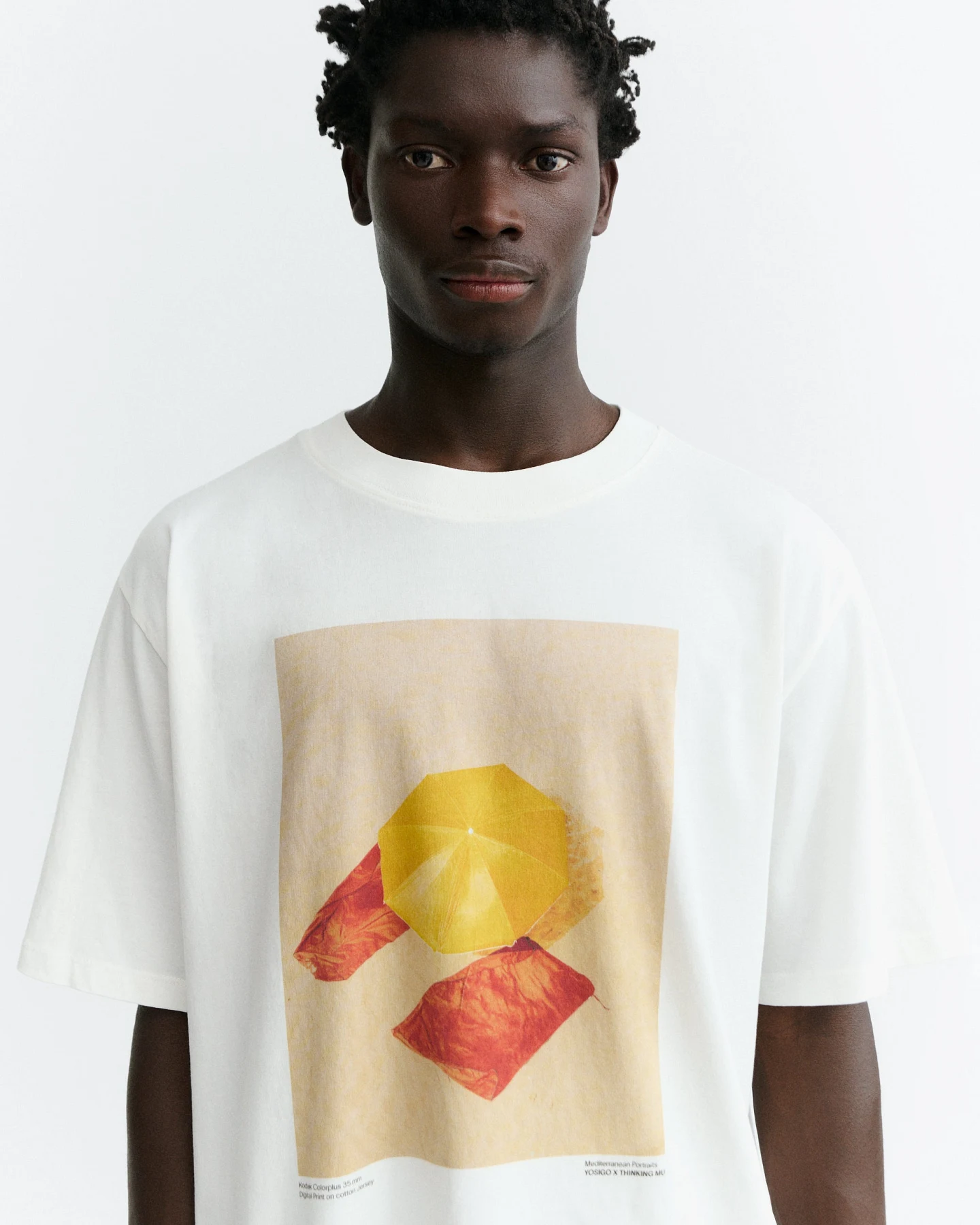 Thinking MU Herren vegan T-Shirt Oversize Von Yosigo Eric White – Ansicht 2