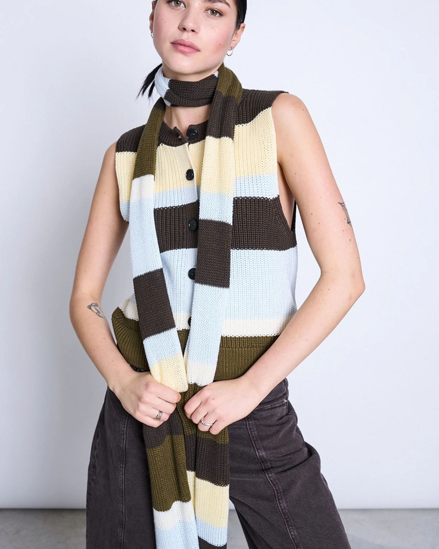 Strickpullunder Fri Braun – Ansicht 2