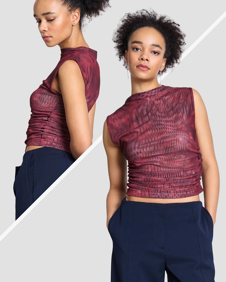 Top Laguna Carmine Curl Rot