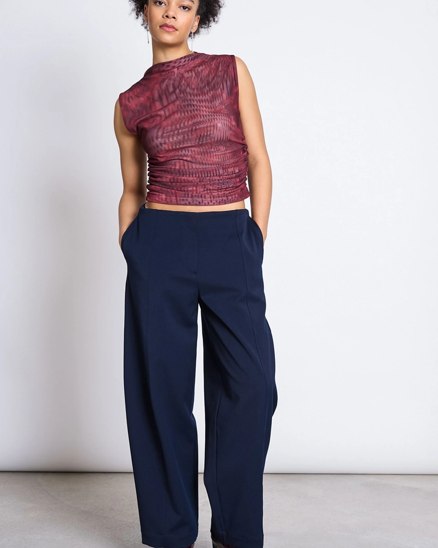 Top Laguna Carmine Curl Rot – Ansicht 3