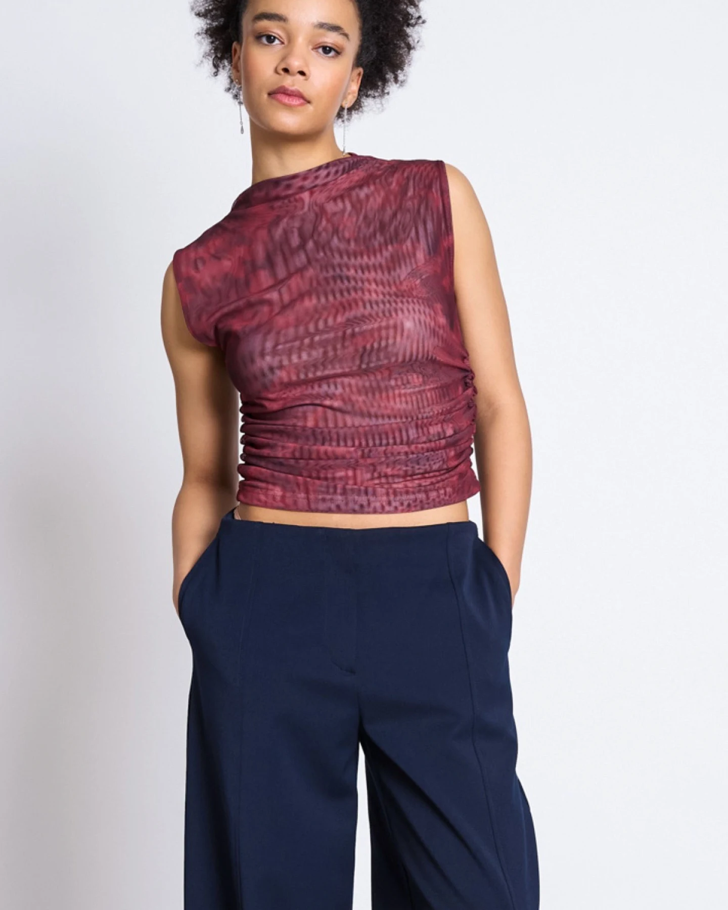 Top Laguna Carmine Curl Rot – Ansicht 5