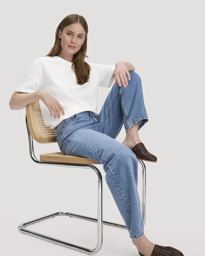 hessnatur Damen Sabot aus Nappaleder - braun - Größe 36