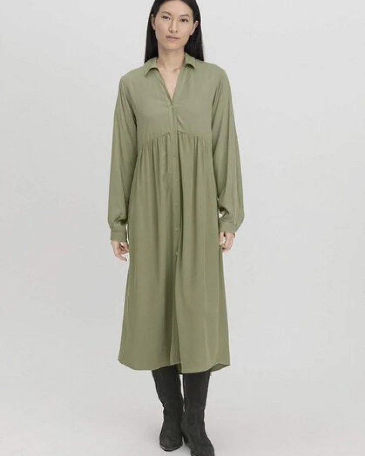 hessnatur Kleid Midi Relaxed aus LENZING ECOVERO