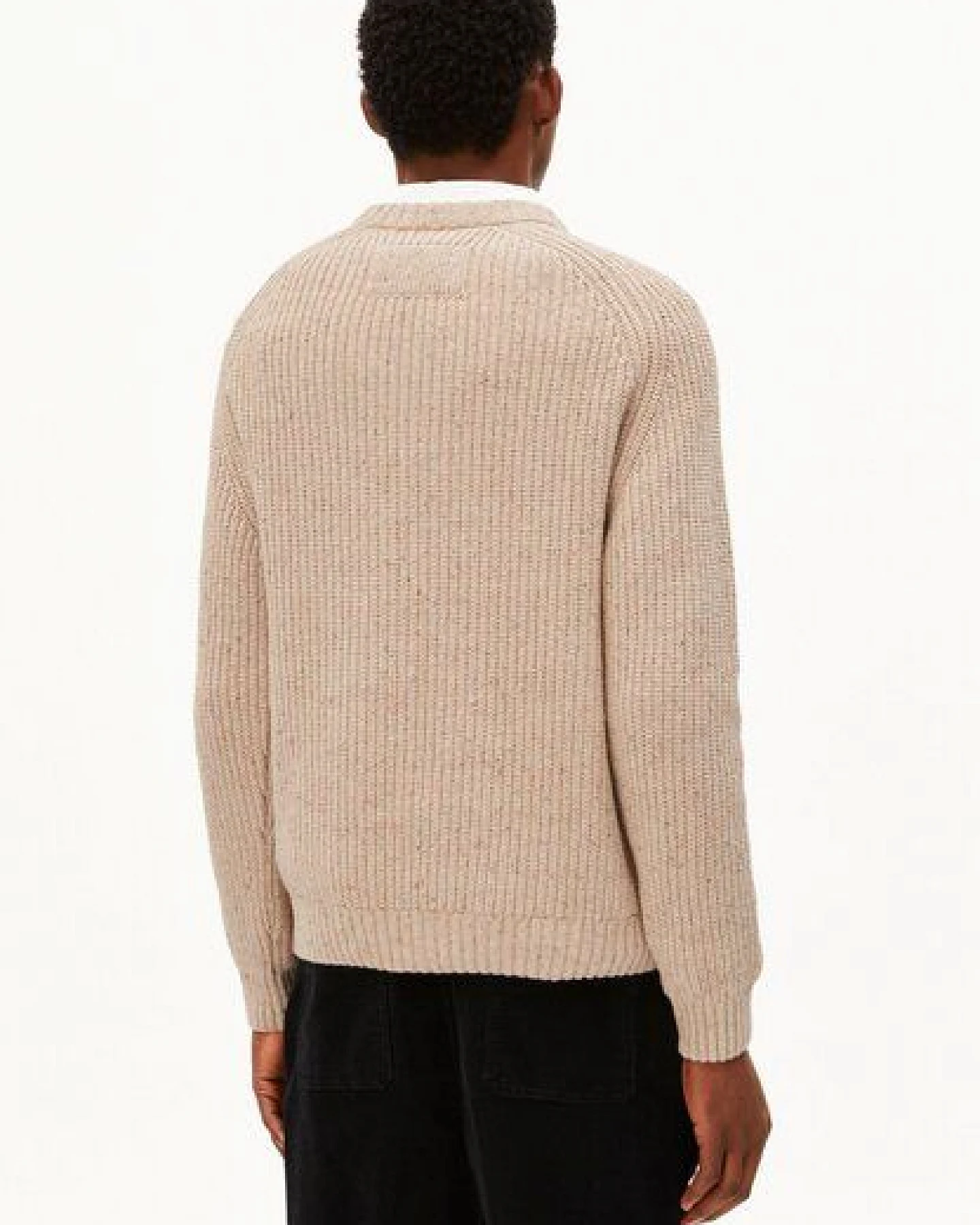 ARMEDANGELS KIAANO TWEED Herren Pullover aus recyclem Bio-Woll Mix – Ansicht 2