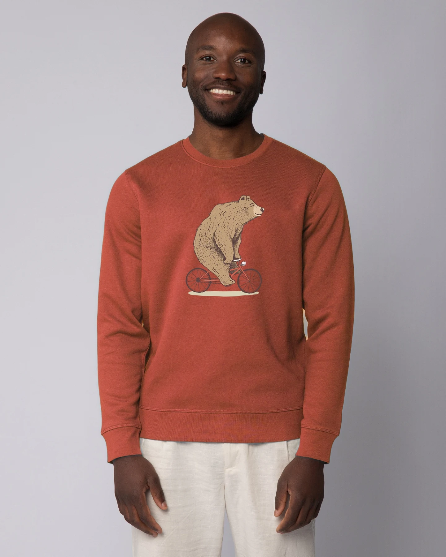 Watapparel Sweatshirt Fahrradbär – Ansicht 2