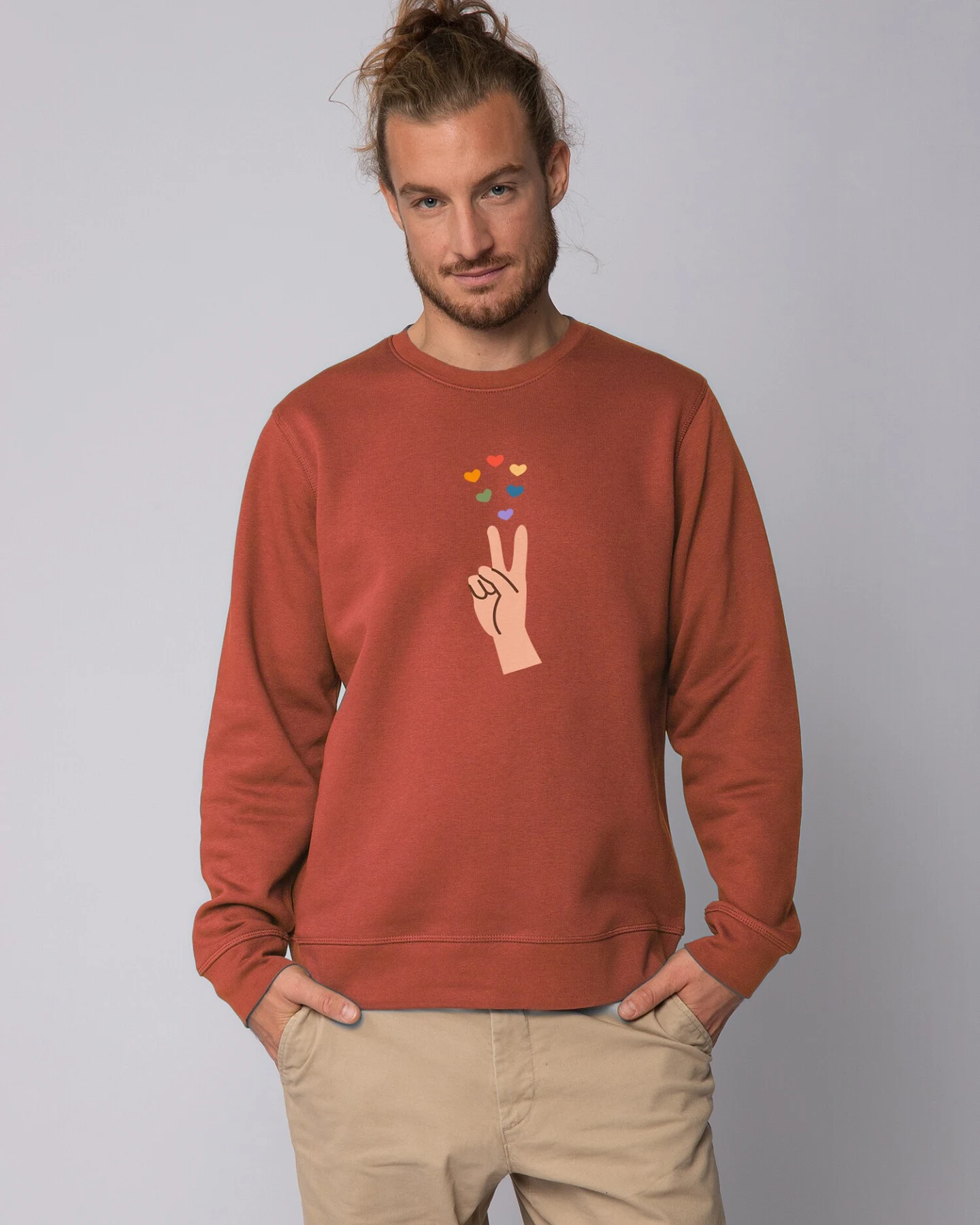 Watapparel Sweatshirt Spread love – Ansicht 2