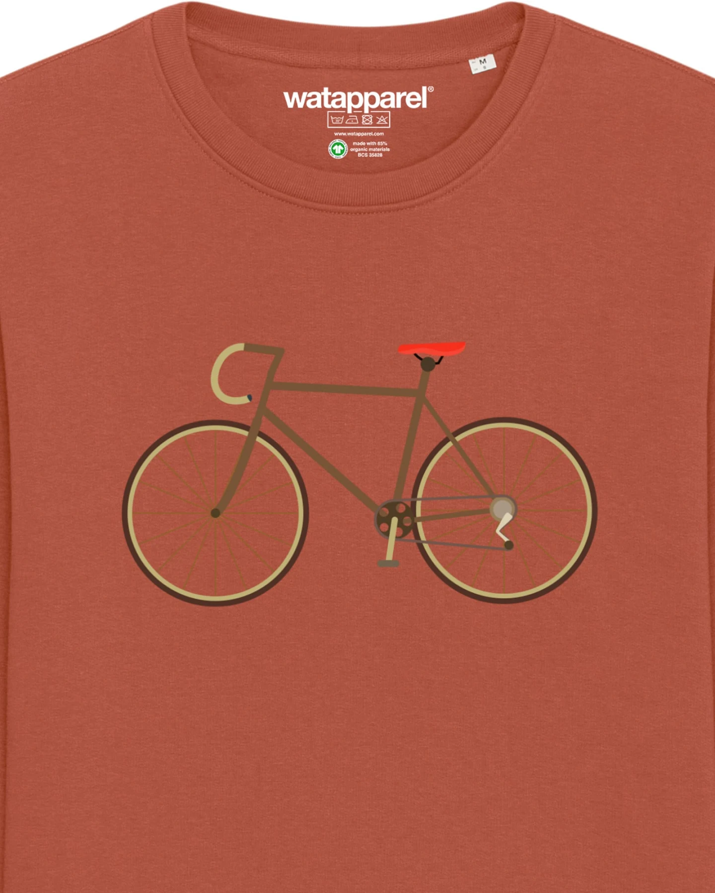 Watapparel Sweatshirt Fahrrad – Ansicht 3