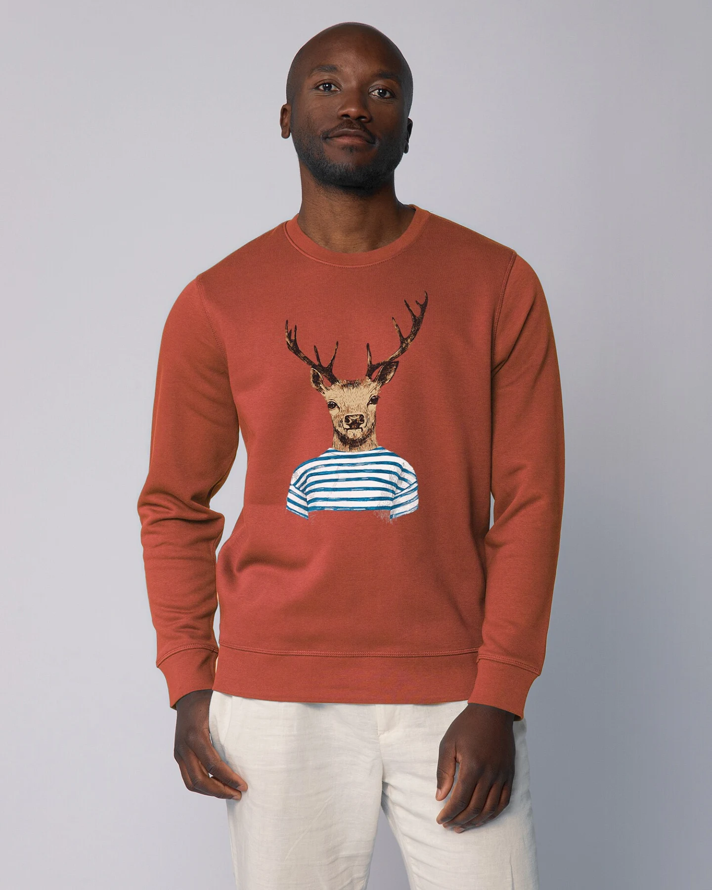 Watapparel Sweatshirt Hirsch – Ansicht 2