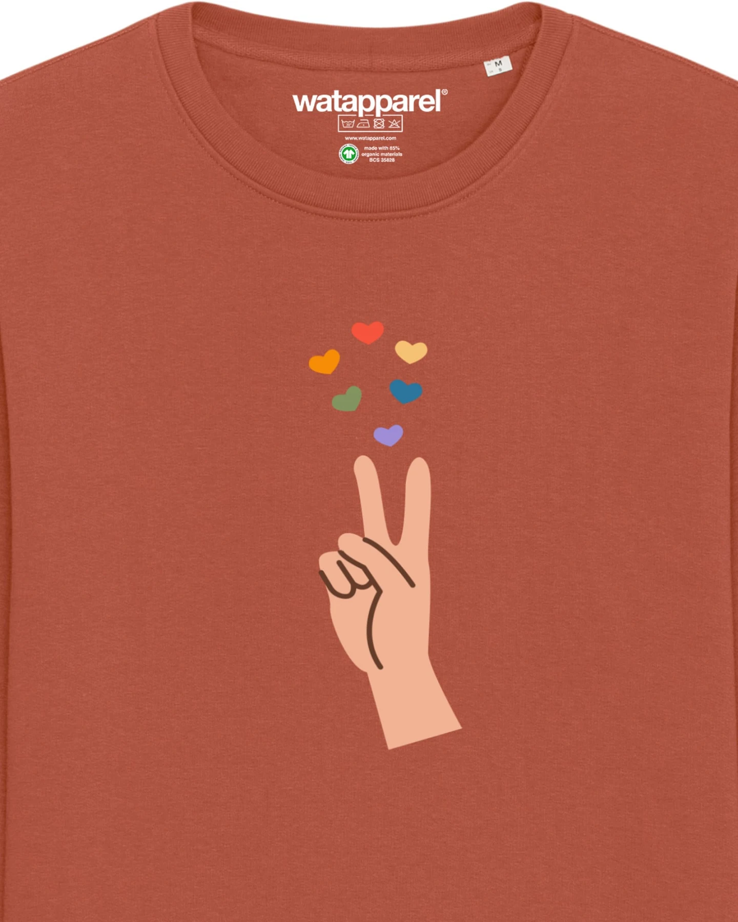 Watapparel Sweatshirt Spread love – Ansicht 3
