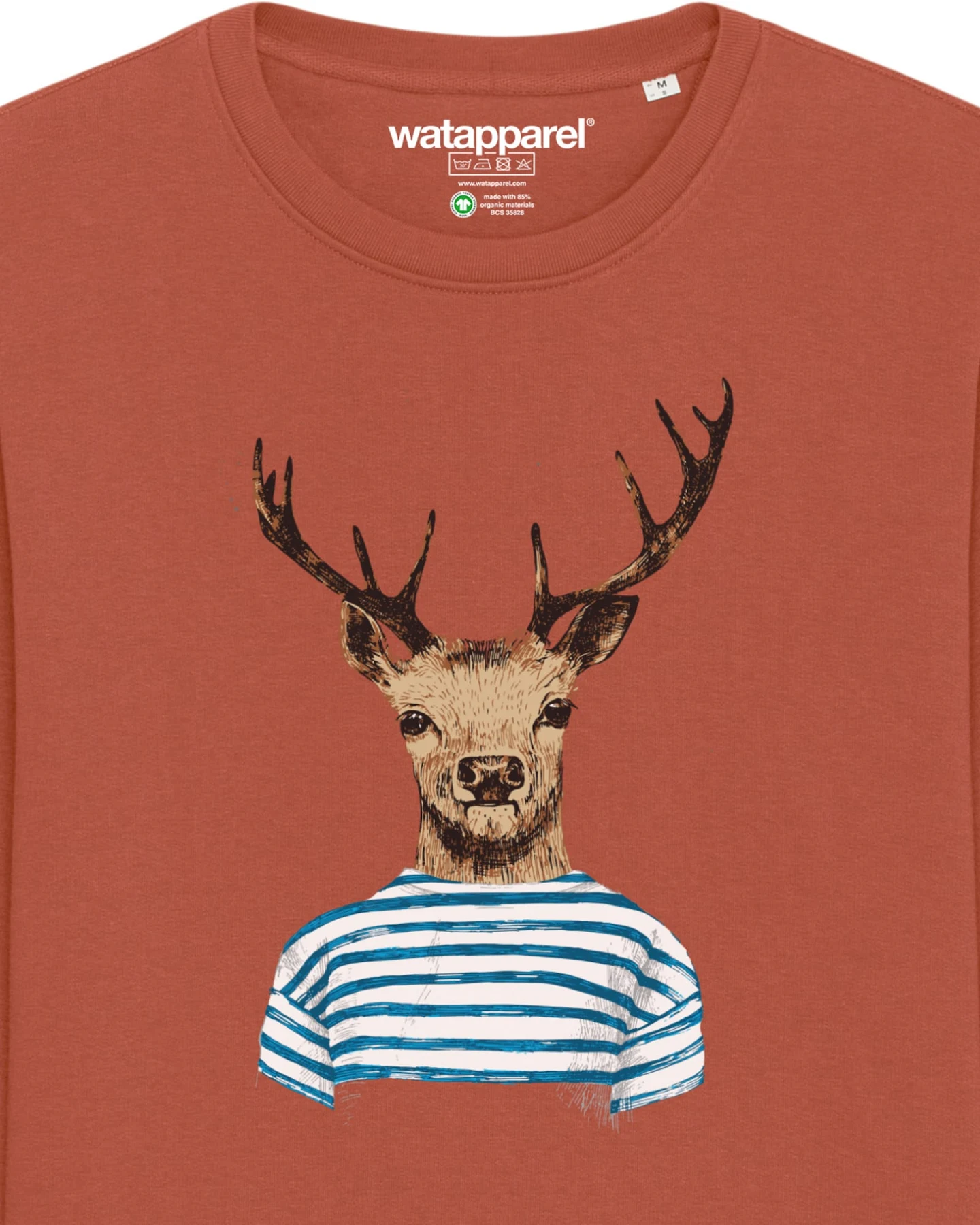 Watapparel Sweatshirt Hirsch – Ansicht 3