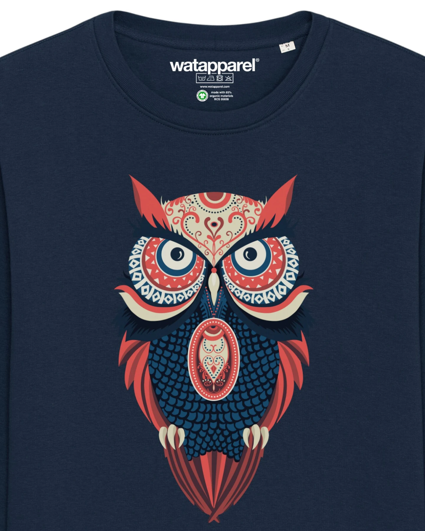 Watapparel Sweatshirt Colorful Owl – Ansicht 3