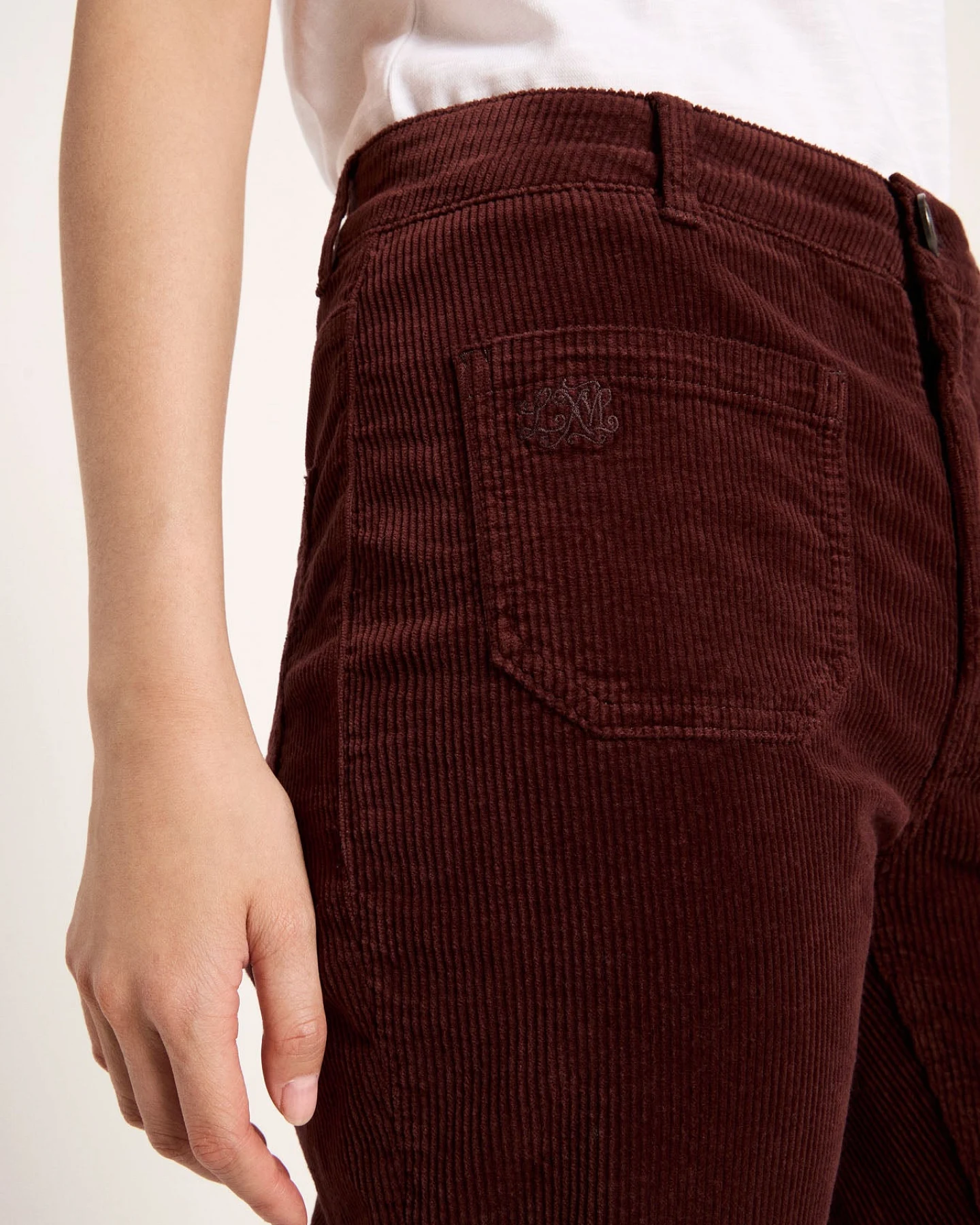 Kord Hose Flared (GOTS) – Ansicht 2