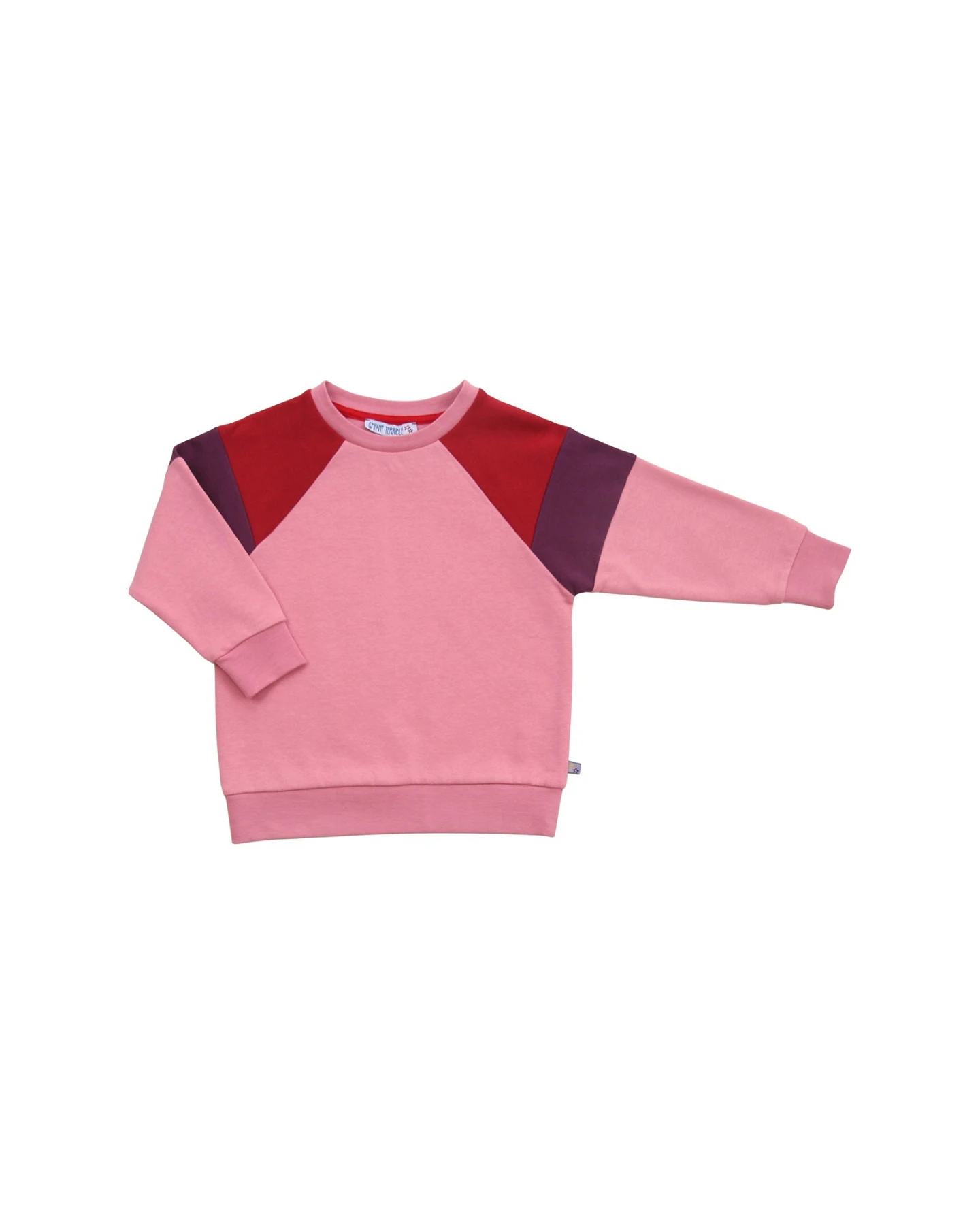Sweatshirt Colourblocking candy pink-burnt red 86/92 – Ansicht 2