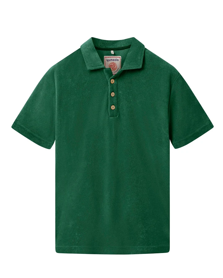 KOMODO Herren vegan Poloshirt Ollie Dschungel Grün