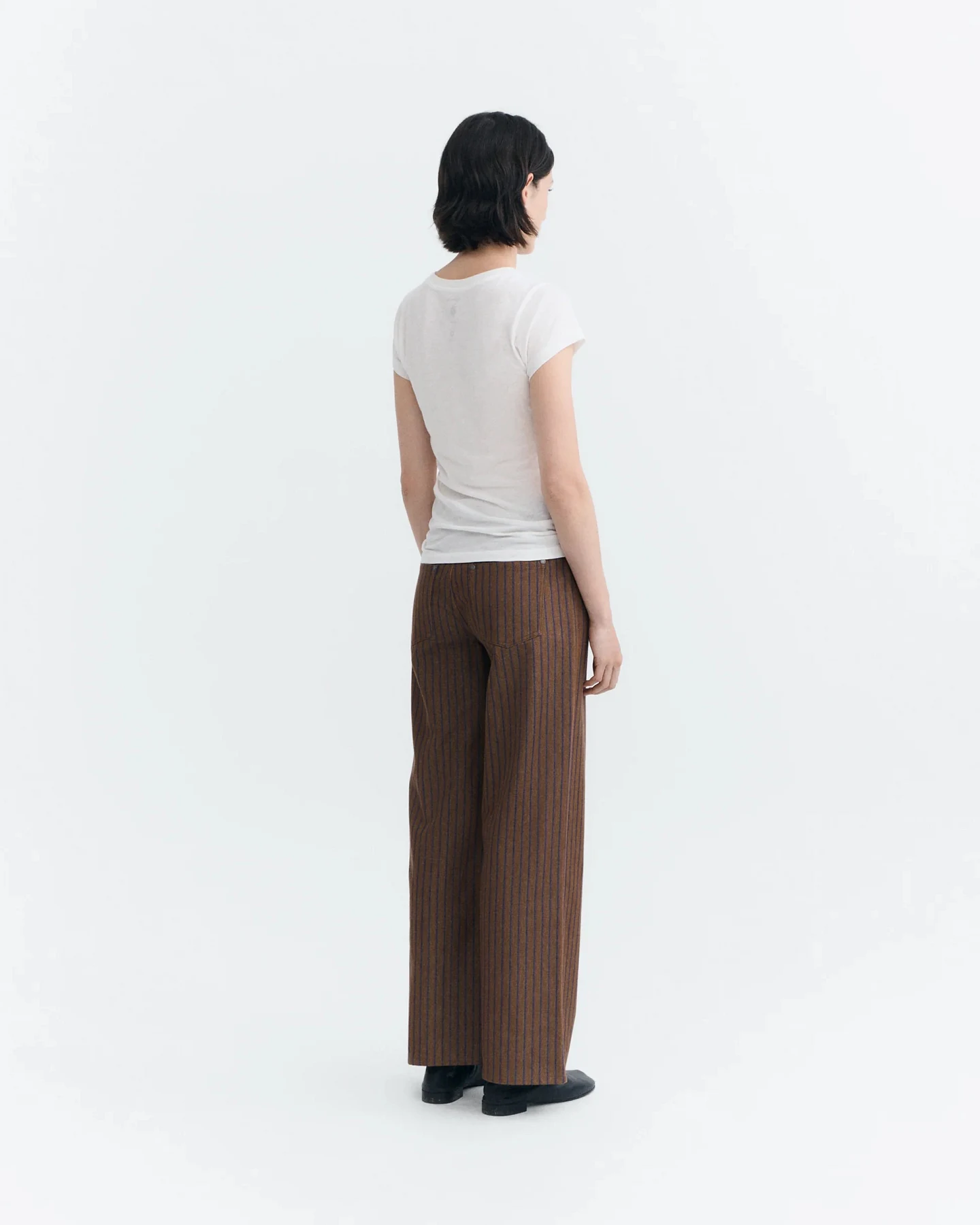 Thinking MU Damen vegan Hose Albin Stripes Kettan – Ansicht 2