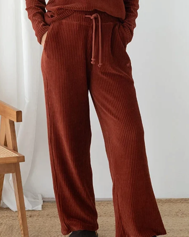 TWOTHIRDS Damen vegan Hose Abruka Wine