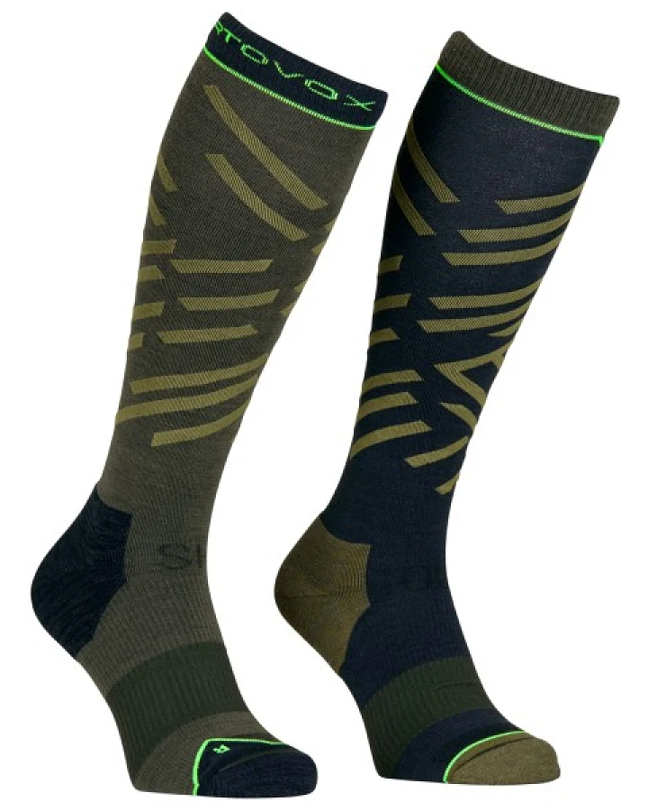 Ortovox - Ski Tour Long Socks - Skisocken Gr 42-44 oliv