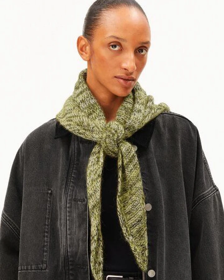 ARMEDANGELS BRUSHED MOULINÉ Unisex Schal aus Mohair-Woll Mix