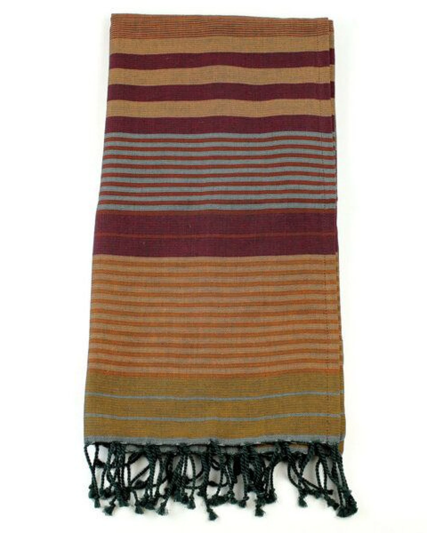 Karawan authentic Hamamtuch Fouta ebony, Biobaumwolle, 100 x 200 cm – Ansicht 2
