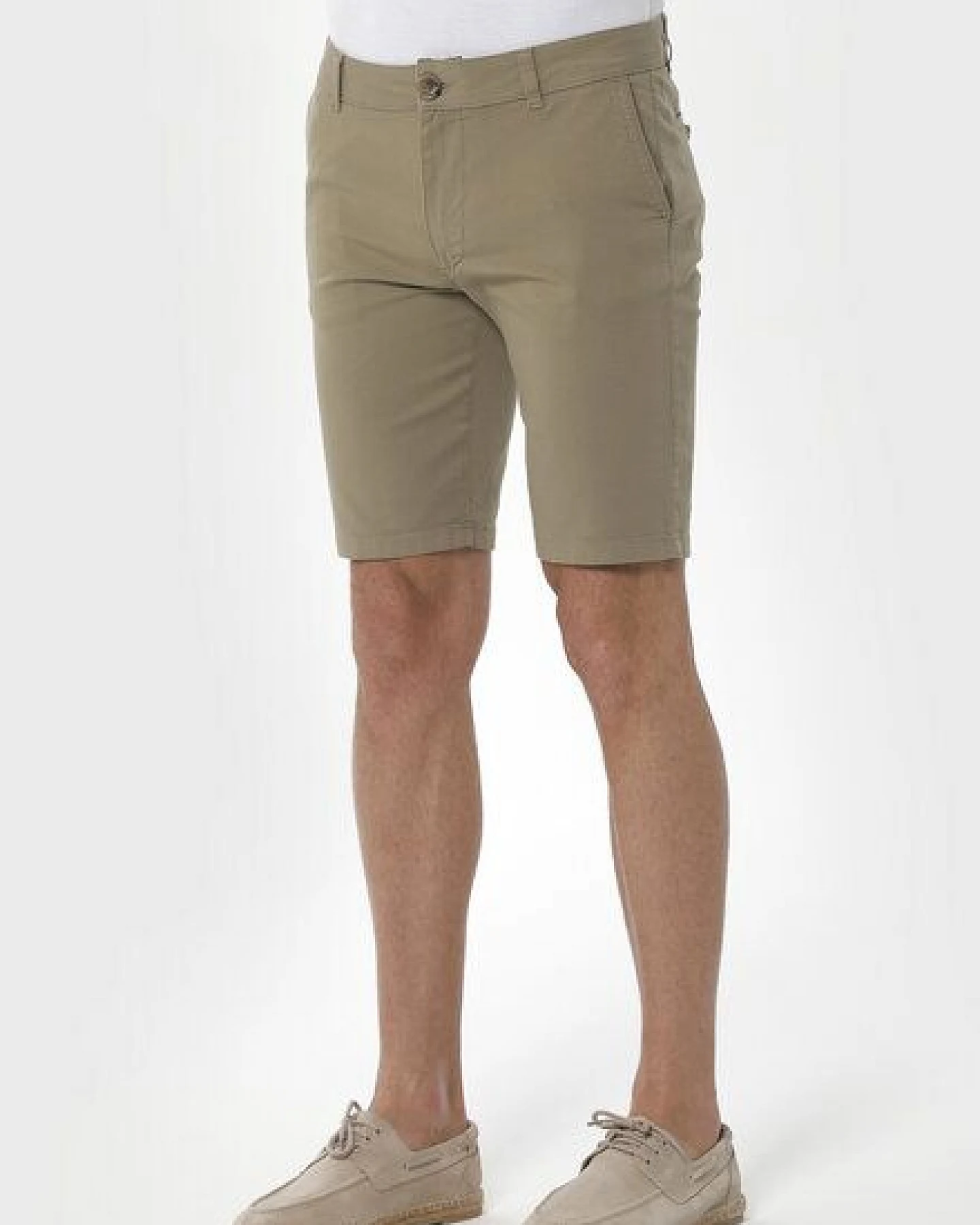 ORGANICATION Slim Chino-Shorts aus Bio-Baumwolle – Ansicht 3